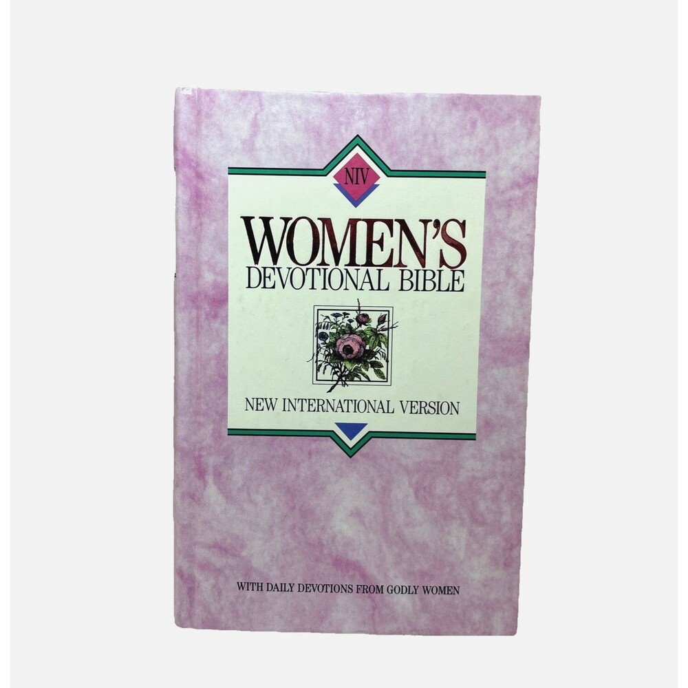 Vtg Women Devotional Bible NIV New International Version 90s Zondervan Hardcover